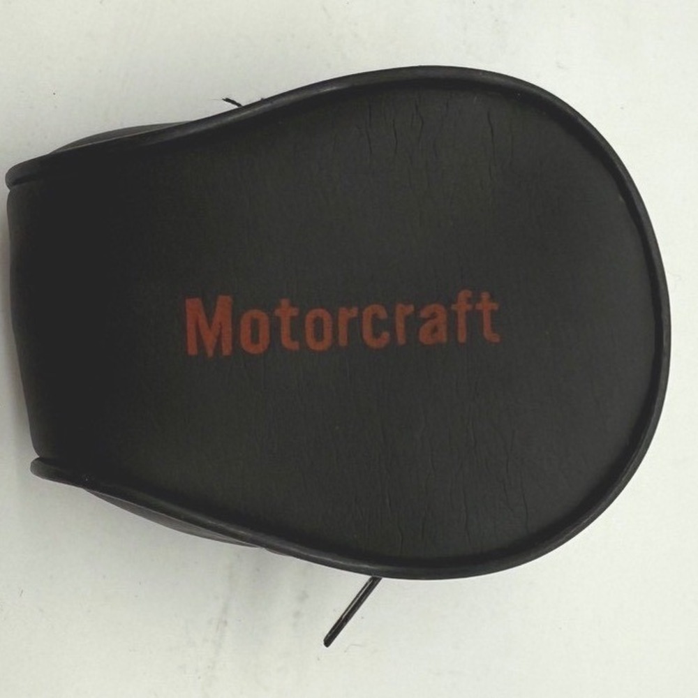 Vintage Motorcraft folding Sunglasses Aviator Gold‎ Metal Frame carrying case